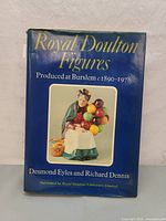 Front cover of Royal Doulton Figures reference book with a figurine image and publication details