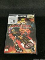 Front cover of the Nintendo GameCube Hot Wheels World Race game case showing the game artwork.
