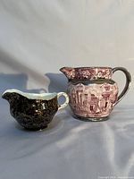 Both creamers side by side front angle