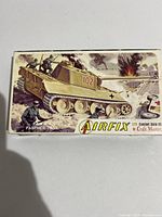 Original box artwork showing the Panther tank in action with soldiers and explosion, featuring Airfix craft master branding and 1:72 scale markings.