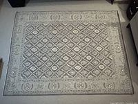 Full view of the rug on floor