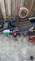 Black and green Craftsman Eager 1 lawn mower with visible engine and mower deck