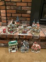 Group photo showing all houses and accessories.