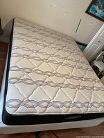Beautyrest Platinum queen mattress on box spring
