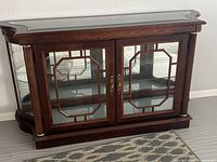 Front view, closed doors