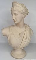 Front three-quarter view of entire bust