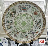 Front view of entire charger on black stand