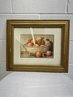 Full view of the framed print showing the entire composition and frame details.