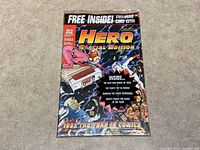 Front of sealed HERO Special Edition 1994 comic book with space-themed cover and promotional text about exclusive card set and 1993 comics review.