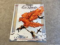 Front cover of Penumbra En Route D20 Encounter Sourcebook RPG by Atlas Games showing detailed artwork of a fiery bird carrying armored figures.