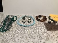 All jewellery pieces laid out together