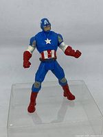 Front view of 5-inch Captain America figure showing full body and costume details