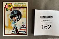 Front side of 1979 Topps football card #480 showing Walter Payton in Bears uniform with All Pro label.