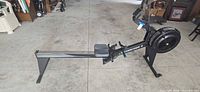 Full side view of Concept2 Model E rowing machine