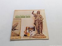 Front cover of the album showing a statue and artwork titled 'Ten Years After Cricklewood Green'