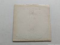 Front cover of Jethro Tull LP album with beige background, simple sketch of man, and song list text.