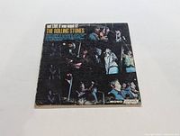 Front cover of The Rolling Stones LP titled "Got Live If You Want It!" showing live performance photos and Mono London label.