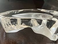 Underside view displaying etched Mats Jonasson signature