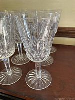 Close-up of Lismore diamond and wedge cuts on bowl