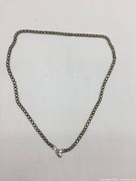 Full view of entire chain laid flat