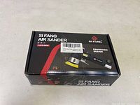Image of the boxed Si Fang Air Sander showing the brand, size (3 inch), and ergonomic design.