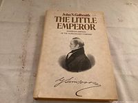Front cover of 'The Little Emperor' book by John S. Galbraith with a portrait and signature of Governor Simpson