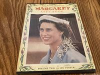 Front cover of The Princess Margaret Gift Book Volume Two showing a color photo of Princess Margaret with ornate border.