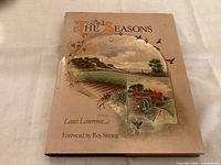 Front cover of 'The Seasons' book showing title, author, foreword and primary illustration.
