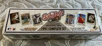 Image of the sealed 1991 Upper Deck Baseball box showing front and side with card images and set details.