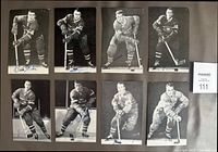 All eight postcards front view