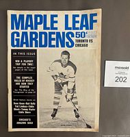 Front cover showing title, player image and matchup details