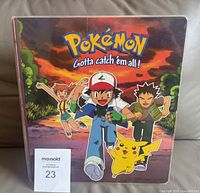 Front cover showing characters and Pokémon logo
