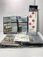 Photo showing two large Comforter Bags and boxed Closet Butler organizer