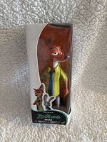 Front of box showing Nick Wilde figure and packaging
