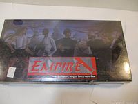 Top view of Empire board game box showing historical artwork and title.