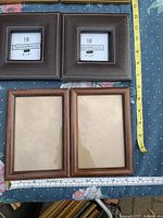 All frames laid out showing sizes and styles
