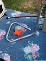 Holder and tee on table