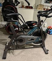 Side profile showing the bike frame, seat, pedals, and the Freespirit and Sprintwinner branding.