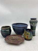 Front view showing all five pieces in the set arranged side-by-side on a white background.