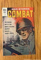 Front cover of Combat #35 comic showing a soldier and war scene with the title and details.