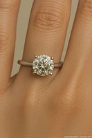 Ring worn on hand showing overall appearance