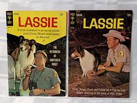 Both Lassie Gold Key comics front covers