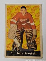 Front view of card showing player image and name