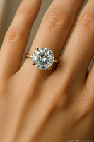 Ring worn on a hand to show appearance and proportion