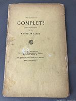 Front page clearly displaying title, author, and publication information. Shows condition of cover and paper.