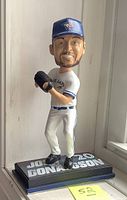 Front view of Josh Donaldson bobblehead in Blue Jays uniform showing face and base with name and number.
