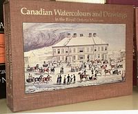 Front view of boxed set with slipcase showing historic winter scene illustration on front and title 'Canadian Watercolours and Drawings in the Royal Ontario Museum'.