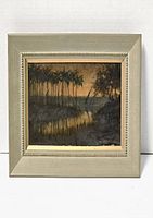 Front view of framed painting