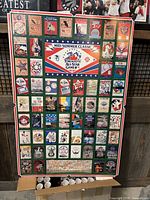 Poster featuring a collage of vintage baseball graphics and Canadian All Star Game memorabilia.