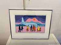 Framed print front view